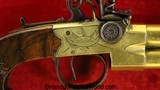 Wheeler Flintlock Over & Under, Double Barrel Boot Pistols, .44 caliber Pair - 13 of 20