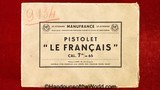 Manufrance LeFrancais, 7.65mm, Mint in Box - 18 of 20