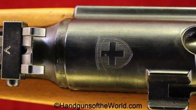 Swiss ZFK 31/55 Sniper, 7.5mm with Matching Scope and Can - Image 17 of 20
