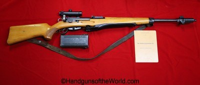 Swiss ZFK 31/55 Sniper, 7.5mm with Matching Scope and Can - Image 2 of 20