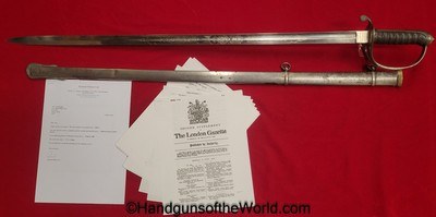 Wilkinson Medium Duty Royal Artillery Sword with Provenance - Image 1 of 20