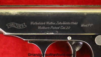 Walther PP, .22 caliber, Special Order Olympia Tang and Target Grips - Image 14 of 19