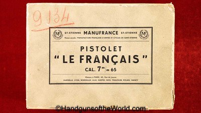 Manufrance LeFrancais, 7.65mm, Mint in Box - Image 17 of 20