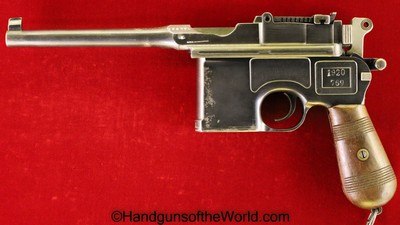 Mauser 1896 Broomhandle, 7.63mm, Treaty of Versailles Rework - Image 1 of 20