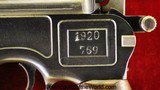 Mauser 1896 Broomhandle, 7.63mm, Treaty of Versailles Rework - Image 7 of 20