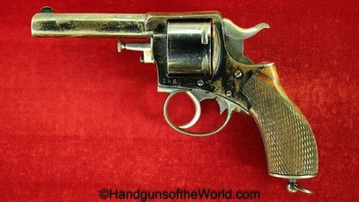 English Double Action Revolver, .450 caliber with Case - Image 2 of 19