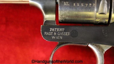 Rast Gasser 1898 Revolver, 8mm, WWI Austrian Issue - Image 12 of 17