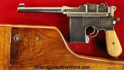 Shansai Model 17, .45acp, Chinese Broomhandle with Stock