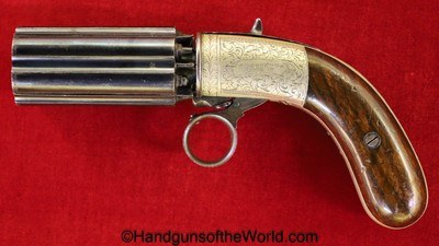 J.R. Cooper Under Hammer Pepperbox, 10mm with Case-Superb - Image 2 of 19