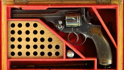 Webley Model 1900, .455 caliber, Cased with Provenance - Image 1 of 20