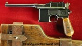 Mauser 1930 Commercial Broomhandle, 7.63mm with Stock & Harness