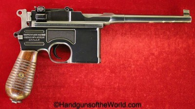 Mauser 1930 Commercial Broomhandle, 7.63mm with Stock & Harness - Image 3 of 20