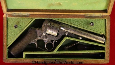 Perrin 1859, 10.4mm, Presentation Revolver with Case - Image 1 of 20