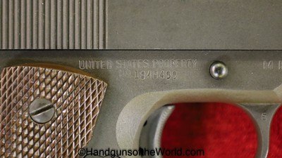 Colt/Ithaca 1911A1, .45acp, US Army Issue 1944-Fantastic - Image 12 of 20