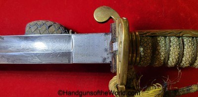 British Naval Officers Sword-HW Wyld, Captain of the HMS Pincher - Image 18 of 20