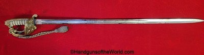 British Naval Officers Sword-HW Wyld, Captain of the HMS Pincher - Image 3 of 20