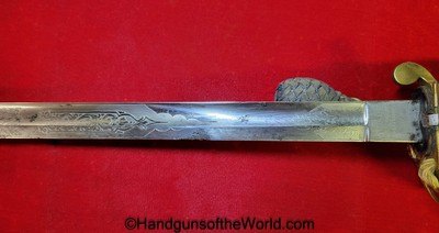British Naval Officers Sword-HW Wyld, Captain of the HMS Pincher - Image 16 of 20