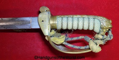 British Naval Officers Sword-HW Wyld, Captain of the HMS Pincher - Image 19 of 20