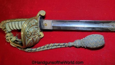 British Naval Officers Sword-HW Wyld, Captain of the HMS Pincher - Image 8 of 20
