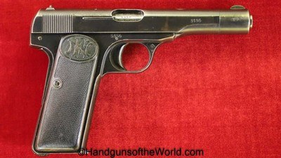 FN Browning 1922, 7.65mm, French Navy Issue-Full Rig - Image 3 of 20