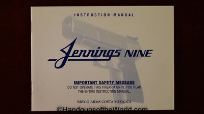 Bryco Arms Jennings Nine, 9mm with Box - Image 10 of 13