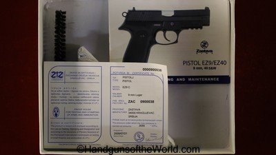 Zastava EZ-9, 9mm, Black-Stainless-Like New in Box - Image 13 of 14