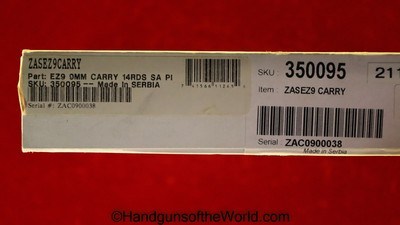 Zastava EZ-9, 9mm, Black-Stainless-Like New in Box - Image 14 of 14