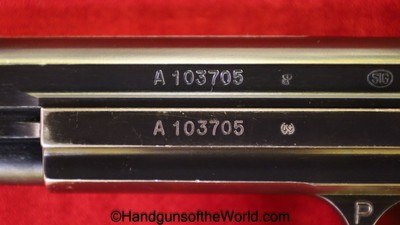 SIG P49, 9mm, Early Swiss Military Issue - Image 5 of 16