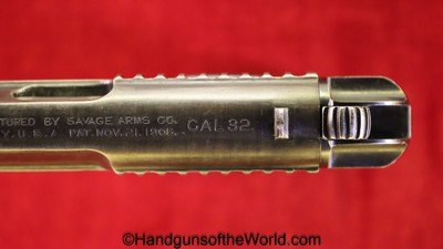 Savage 1907, .32 acp, 1st Variation with Steel Grips and a Low Number - Image 9 of 14