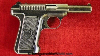 Savage 1907, .32 acp, 1st Variation with Steel Grips and a Low Number - Image 2 of 14