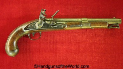 Simeon North Model 1819, .54 caliber Flint Lock Pistol-US Army Issue - Image 1 of 20