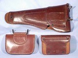 U.S. Army GENERAL OFFICER'S 1911 Auto HOLSTER & Two FIRST AID POUCHES - 2 of 7