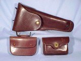 U.S. Army GENERAL OFFICER'S 1911 Auto HOLSTER & Two FIRST AID POUCHES - 1 of 7