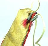 SIOUX BEADED KNIFE SHEATH With Stag Handle Knife - 5 of 5