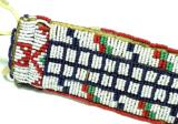 SIOUX BEADED KNIFE SHEATH With Stag Handle Knife - 4 of 5