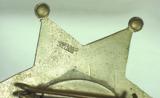 Early CITY MARSHAL BADGE - Maker MArked - 3 of 3