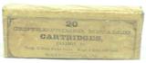 RARE Box 20 CENTRE-PRIMED CARTRIDGES - .50-70 Cal Grains, MUSKET POWDER, 1869 - 1 of 1