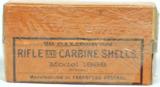 BOX of 20- ..30 Cal. KRAG RIFLE CARBINE SHELLS - Model 1898 - 1 of 2