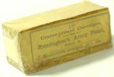 BOX of 10 CENTRE-PRIMED REMINGTON ARMY PISTOL .50 Cal. CARTRIDGES P.A. 1873 - 2 of 2