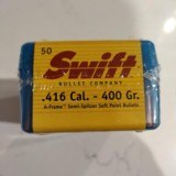 Swift 416 Cal 400 Grain A Frame Semi-Spitzer Soft Points 3 boxes 135 count - 3 of 3