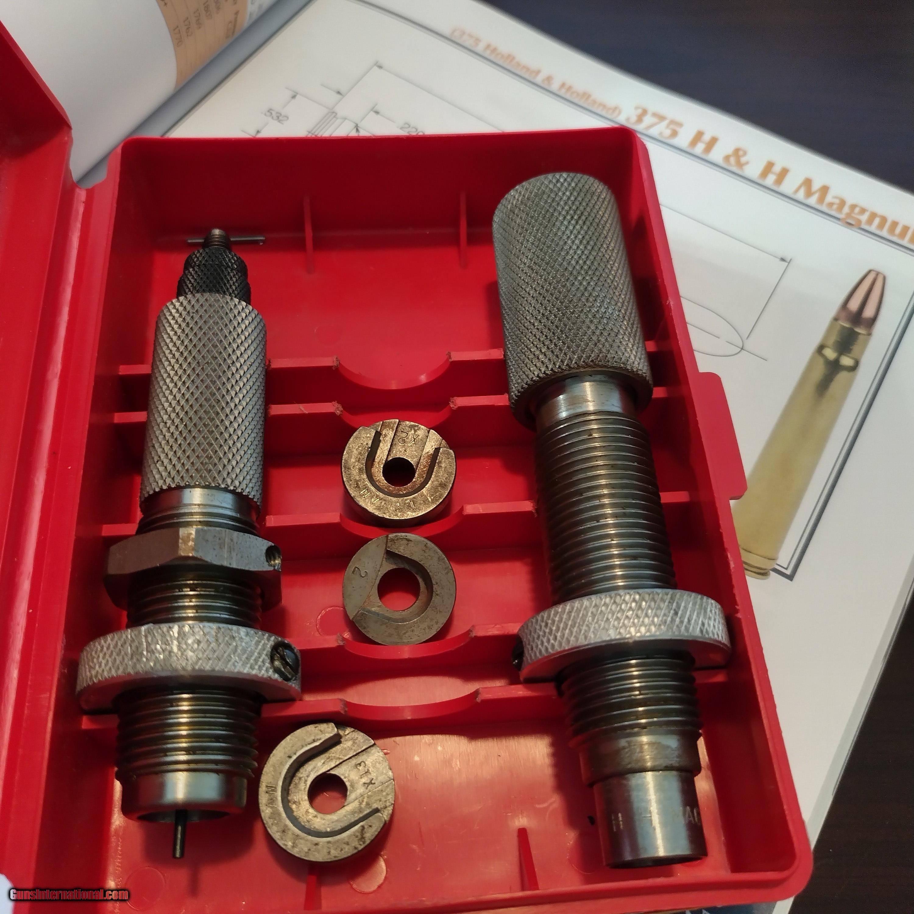 Mixed Die Set RCBS FL Resizing Die and Vintage Bonanza 375 H&H BR