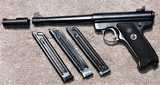 1958 Ruger Mark 1, 22LR with Original, Rare Ruger Muzzle Brake - 1 of 7