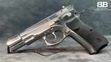 CZ 75B 9mm - Polished Stainless - 1 of 8