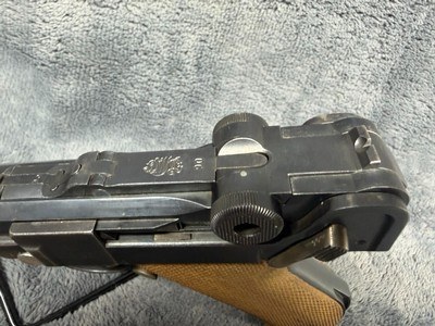 DWM Luger P08 Pistol (1918) - 9mm - WWI German Military - Image 4 of 12