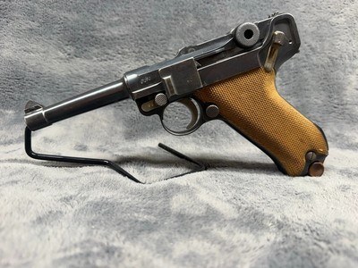 DWM Luger P08 Pistol (1918) - 9mm - WWI German Military - Image 1 of 12