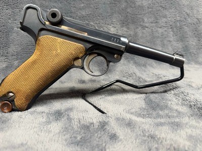 DWM Luger P08 Pistol (1918) - 9mm - WWI German Military - Image 7 of 12
