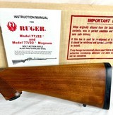 Ruger 77/22 Mag NIB Early Gun - 11 of 12