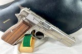 Belgium Browning Hi-Power Centenary 1889-1989 Custom Shop Engraved - 7 of 10