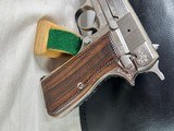 Belgium Browning Hi-Power Centenary 1889-1989 Custom Shop Engraved - 3 of 10