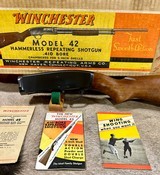 Winchester 42 Pre War Solid Rib 1938 NIB - 10 of 20
